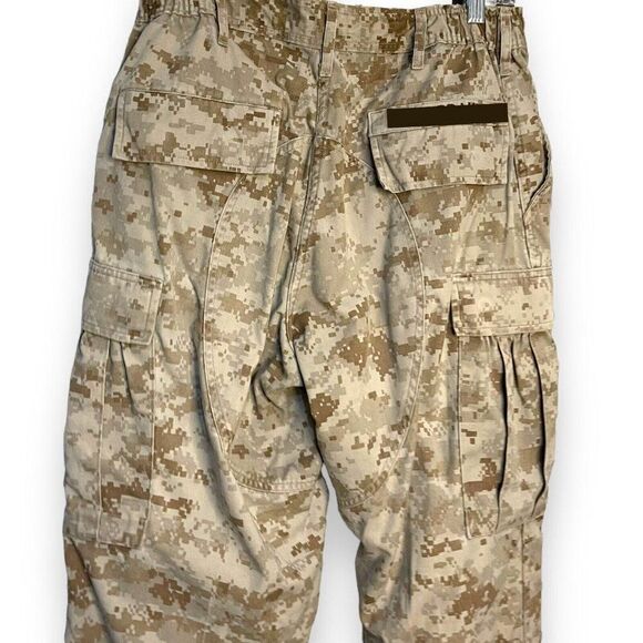 Buzz Off USMC Slacks Pants Men's Small Camo Pockets Button Fly Military Utility - Picture 9 of 9